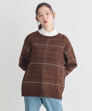 earth music&ecology チビフリルスタンドカラー付け襟 Off White