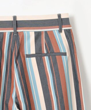 NAVE 【Nave 　洗える】ワイドストライプ　パンツ ネイビー系1