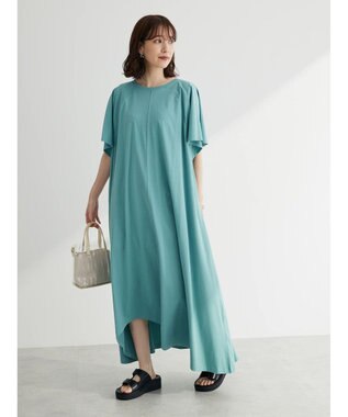 Green Parks ・ＳＵＧＡＲ　ＳＰＯＯＮ　カットアシメヘムワンピース Blue