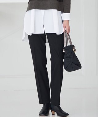 23区 S 【洗える】フランネル2WAY テーパード パンツ