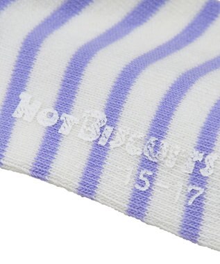 MIKI HOUSE HOT BISCUITS 【9-19cm】クルー丈 ソックスパック2足セット パープル