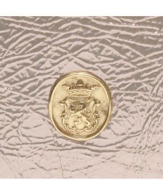 A.D.M.J. 【牛革】クラックメタル/イタリアンレザー前金具付トートL プラチナ