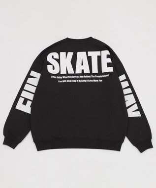 WEGO 【2点SET】アクセ付きストレートラインプルオーバー ブラック中濃色