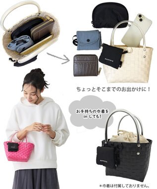 ROOTOTE 1078【カゴバッグ】SC.ベビールー.バスケット-B 01：ブラック