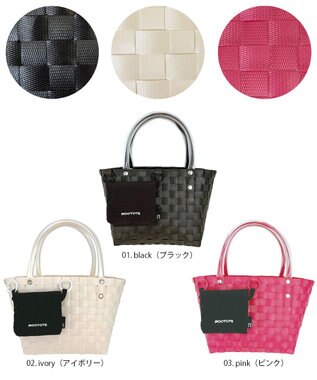 ROOTOTE 1078【カゴバッグ】SC.ベビールー.バスケット-B 01：ブラック