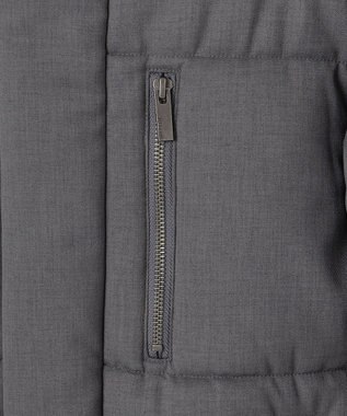 JOSEPH HOMME 【WEB・一部店舗限定  】テックウーステットツイル 　パテッドコート ライトグレー系