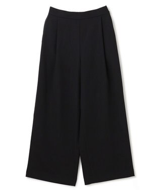 UNFILO L サマーセットアップ ワイドパンツ ブラック