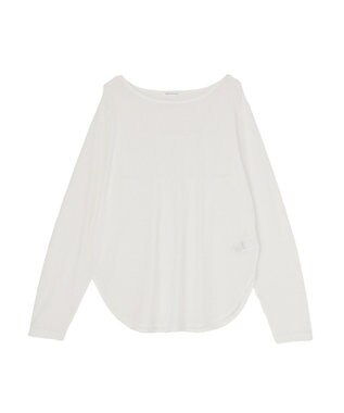 AMERICAN HOLIC ラウンドカットシアープルオーバー Off White