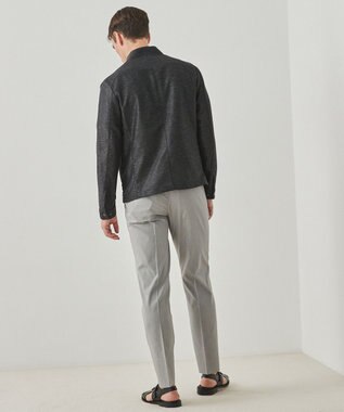 GOTAIRIKU 新素材【洗える/シワになりにくい/ストレッチ】カラミプリント MA-１ブルゾン グレー系8