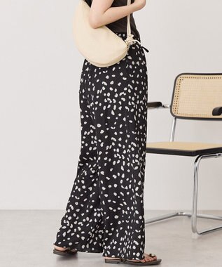 AMERICAN HOLIC アソート柄ジャカードパンツ Black