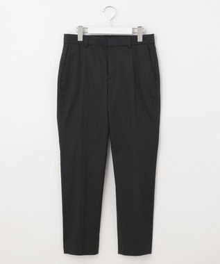 自由区 L 【接触冷感・撥水防汚加工】COOLMAX テーパードパンツ ブラック系