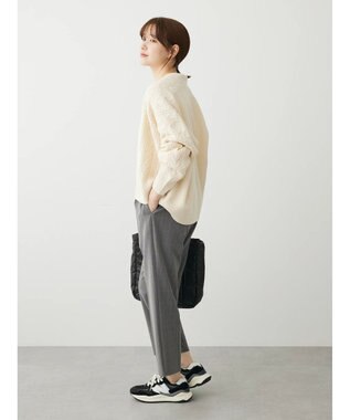 Green Parks 着流しケーブルカーディガン Off White