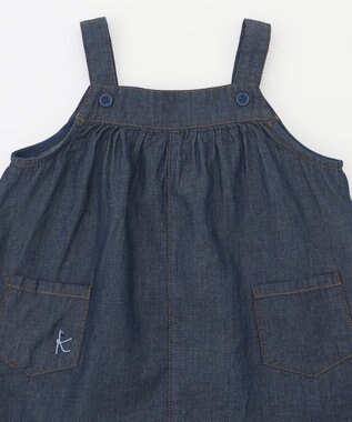 80-100cm】デニム ジャンパースカート / 組曲 KIDS | ファッション通販