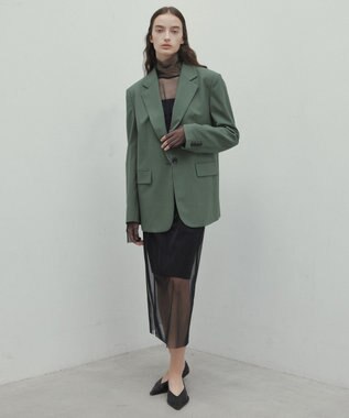 BEIGE， 【Oggi 6月号掲載】OREGANO / サマーウールテーラードジャケット Olive