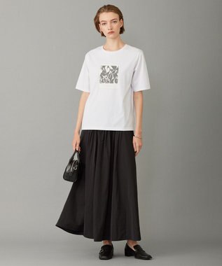 ICB 【洗える】 ロゴTEE カットソー オフホワイト系