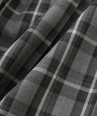 AMERICAN HOLIC T/Rタータンチェックプリーツスカート Black