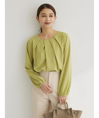 Green Parks ランダムタックブラウソー Lime Green