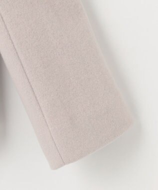 ANY SIS S 【低身長企画】ファインウールモッサスタンド ショート コート アイボリー