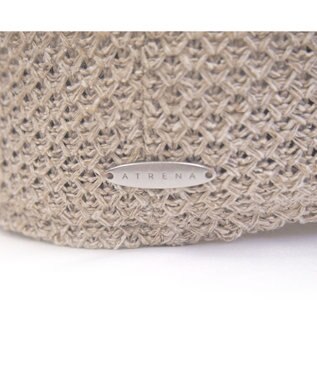 ATRENA 【日本製】つばスエードキャップ ベージュ