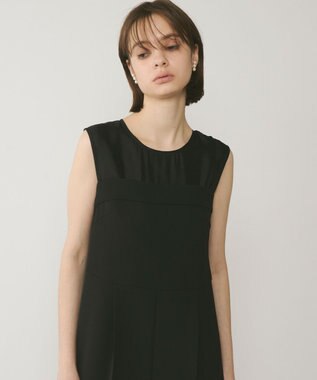 GRACE CONTINENTAL オーガン切替サロペ ブラック