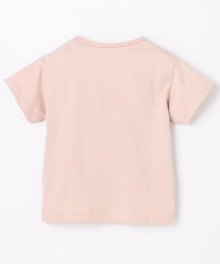 ANY KIDS オーガビッツアニマルサガラ刺繍Ｔシャツ ピンク×ウサギ