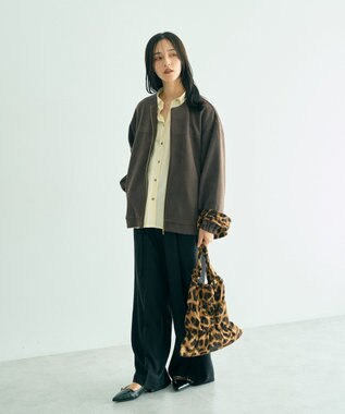YECCA VECCA 【CONTROL FREAK】ギャザー2WAYバッグ Leopard