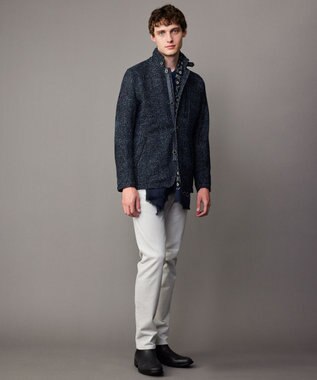 JOSEPH ABBOUD 【洗える・速乾/ストレッチ/フリースタッチ】ソフトコール パンツ ライトグレー系