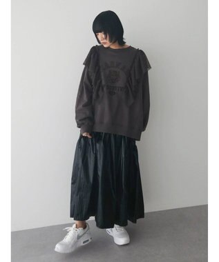 Green Parks ・ＥＬＥＮＣＡＲＥ　ＤＵＥ　メタリックティアードスカート Black