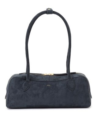 23区 【見上愛さん着用/VERY掲載】ワイド ボストン バッグ ダルブルー(スエード調)