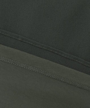 23区 【洗える】チュールコンビジャージー シアー カットソー カーキ系