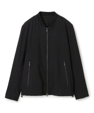 JOSEPH HOMME ＜新色追加＞新素材【通気性/ストレッチ】トリコサッカーストレッチ 　ジップアップブルゾン ブラック系