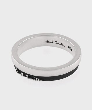 Paul Smith Bicolor Logo リング シルバー