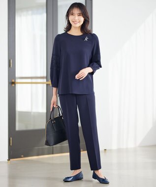 23区 サブバッグ付き2WAY トートバッグ ブラック系