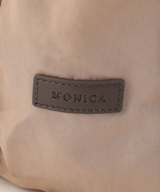 LA BAGAGERIE 【MONICA】サイドギャザー2WAYトートバッグ Mサイズ ベージュ