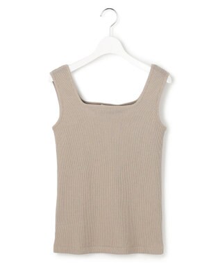 ICB L 【WEB限定カラーあり】 ブロードステッチリブ タンクトップ