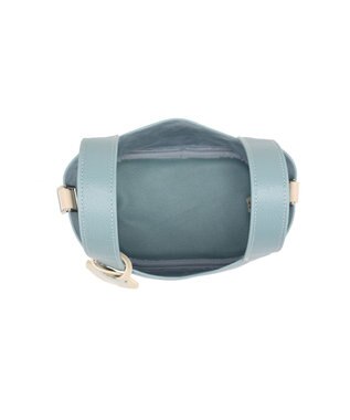 style code 【PADMA/パドマ】 キーチャーム付 本革ミニトートバッグ ブルー