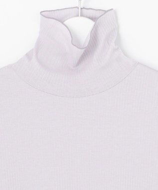 J.PRESS LADIES S カシミヤシルクリブタートル カットソー ライラック系