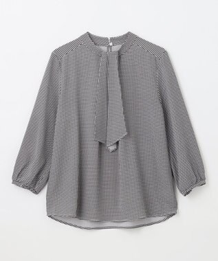 ANY 【洗濯機可能】プリントブラウス チドリ