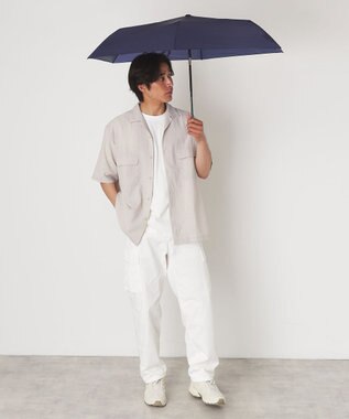 MOONBAT Magical tech(マジカルテック) 超軽量 自動開閉傘 215g 58cm 大きめ UV ネイビーブルー