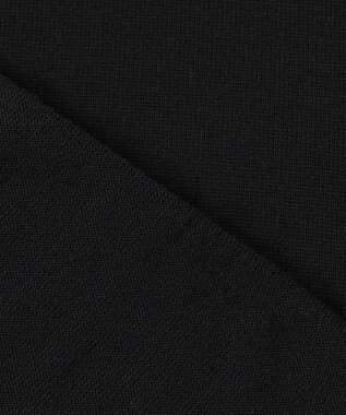 23区 L 【洗える/アンサンブル対応】サステナブルウール バイカラー カーディガン ブラックベース