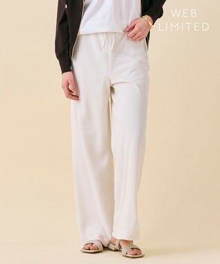 L-size】CORBY / ウエストゴムワイドパンツ / BEIGE, | ファッション 