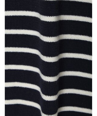 CRAFT STANDARD BOUTIQUE パネルボーダーニットプルオーバー Navy
