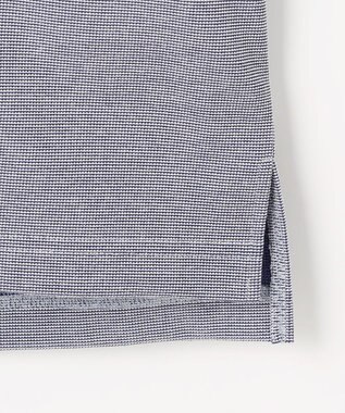 JOSEPH ABBOUD 【JAPANファブリック・日本縫製・清涼】ミラノリブWフェイス長袖Tシャツ ブルー系