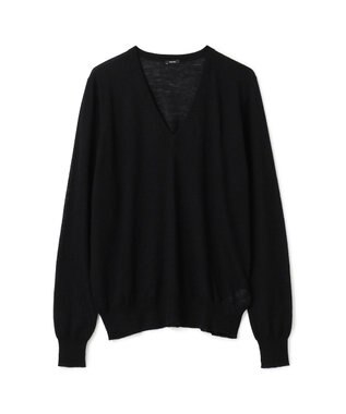 JOSEPH キャッシュエアー　Vネックニット Black