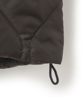 23区 L 【洗える】中綿キルティング ショート ブルゾン スレートグレー