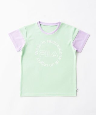 OP／FILA 【FILA】サークルロゴTシャツ ミント