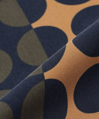 JOSEPH ABBOUD  【イタリア製】マルチドット スカーフ ダークグリーン系6