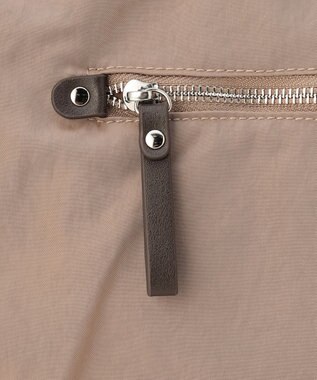 LA BAGAGERIE 【MONICA】サイドギャザー2WAYトートバッグ Mサイズ ベージュ