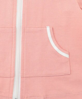 組曲 KIDS 【80-90cm】セーラーボーダー パーカー ピンク系