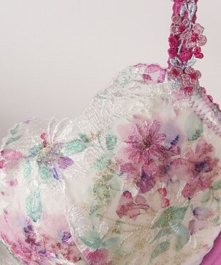 Wing ブラジャー Wing Lesiage サイドすっきり しっかりフィット 【2850シリーズ】 パッド有 ブラ PB2850 ウイング／ワコール ロマンピンク